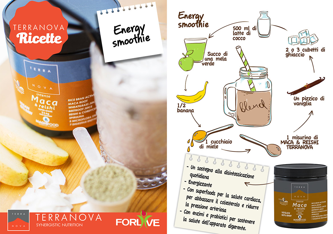 Le ricette di Terranova:  ENERGY SMOOTHIE